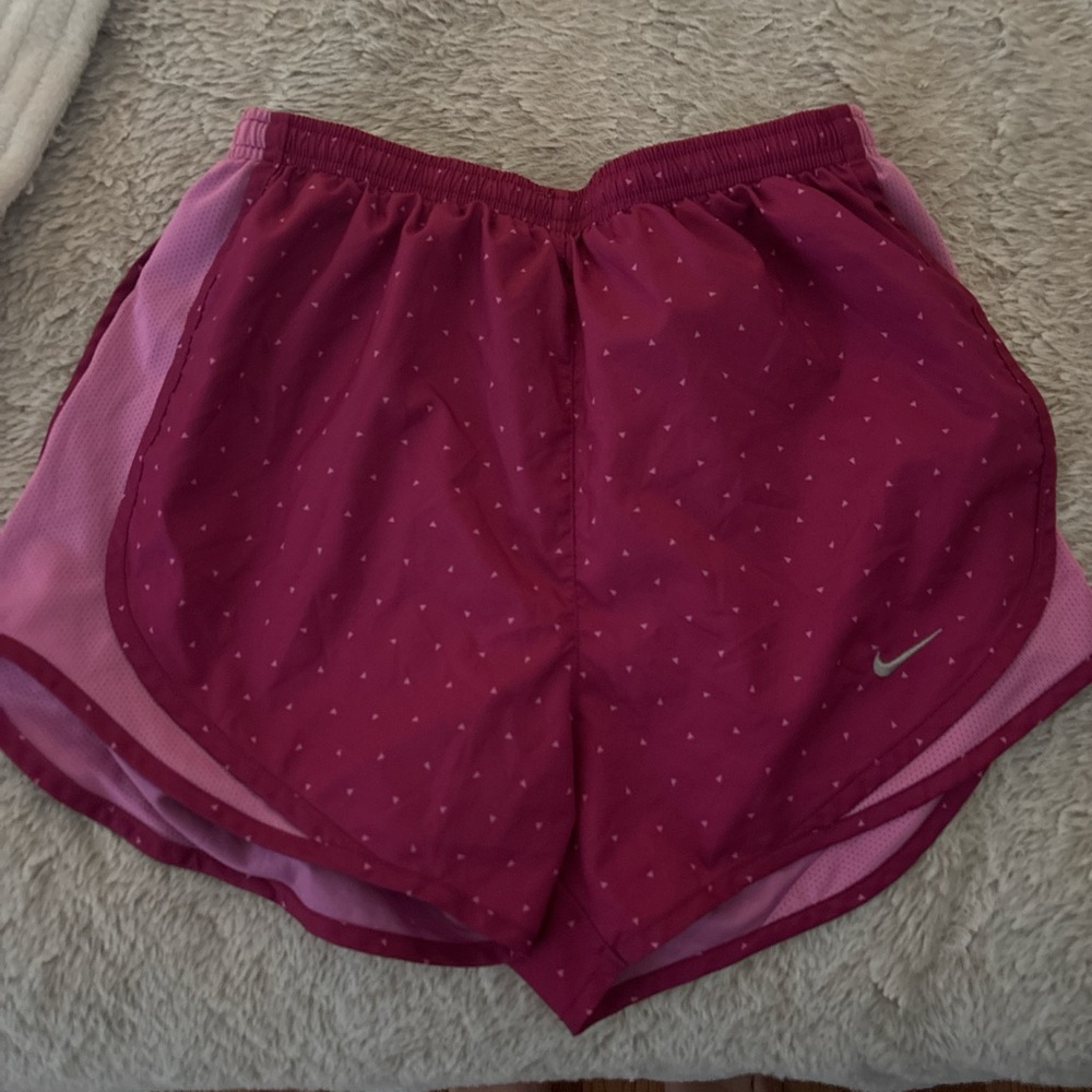 Nike Women's Burgundy Athletic Shorts
